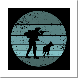 K-9 Team Sunset Posters and Art